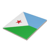 Carreau Drapeau Djibouti (Côté)
