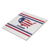 Carreau Drapeau d'Oxnard (Californie) (Côté)