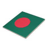 Carreau Drapeau du Bangladesh patriotique (Côté)