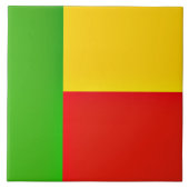 Carreau Drapeau du Bénin (Devant)