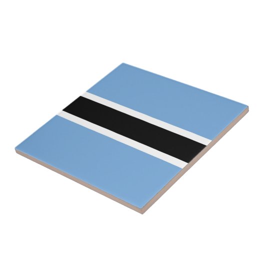 Carreau Drapeau du Botswana (Côté)