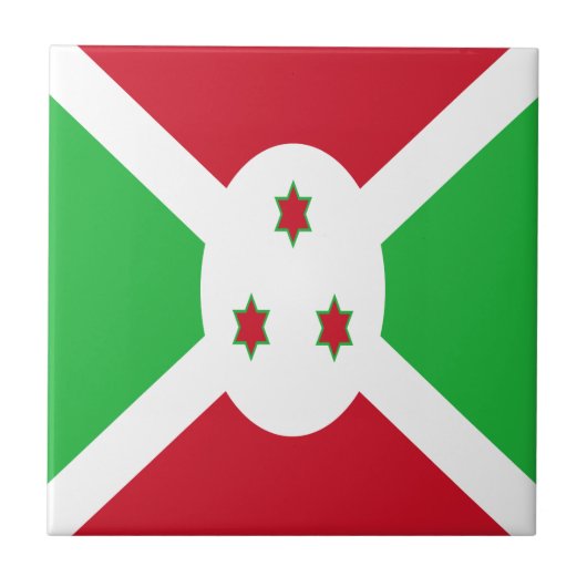 Carreau Drapeau du Burundi patriotique (Devant)