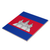 Carreau Drapeau du Cambodge (Côté)