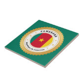 Carreau Drapeau du Cameroun (Côté)