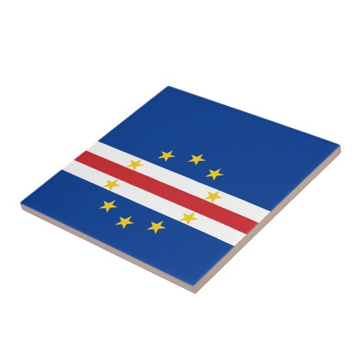 Carreau Drapeau du Cap-Vert (Côté)