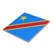 Carreau Drapeau du Congo Kinshasa (Côté)