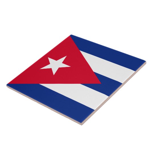 Carreau Drapeau du Cuba (Côté)