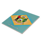 Carreau Drapeau du Delaware (Côté)