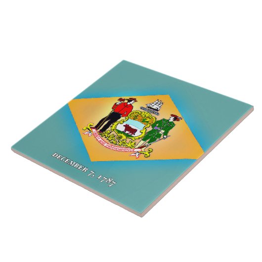 Carreau Drapeau du Delaware (Côté)