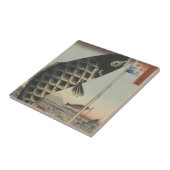 Carreau Drapeau du Festival japonais du poisson Koi Hirosh (Côté)