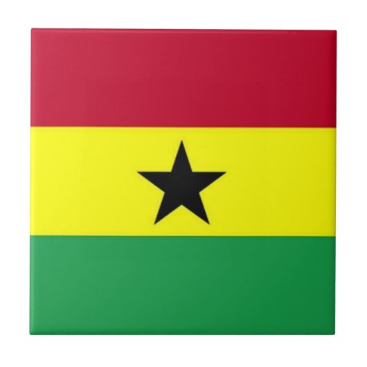 Carreau Drapeau du Ghana (Devant)