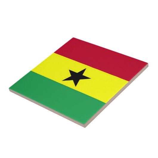 Carreau Drapeau du Ghana (Côté)