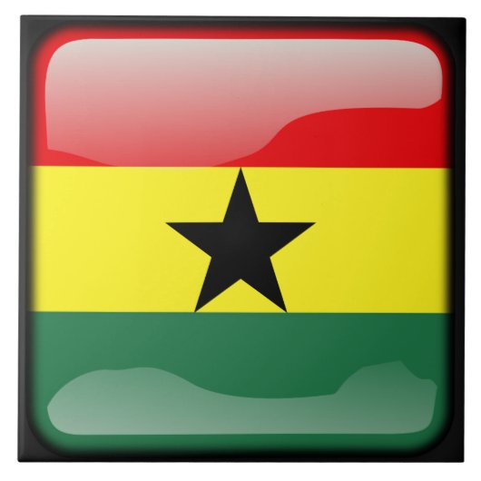 Carreau Drapeau du Ghana (Devant)