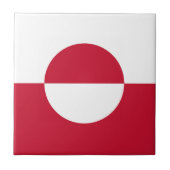 Carreau Drapeau du Groenland (Devant)