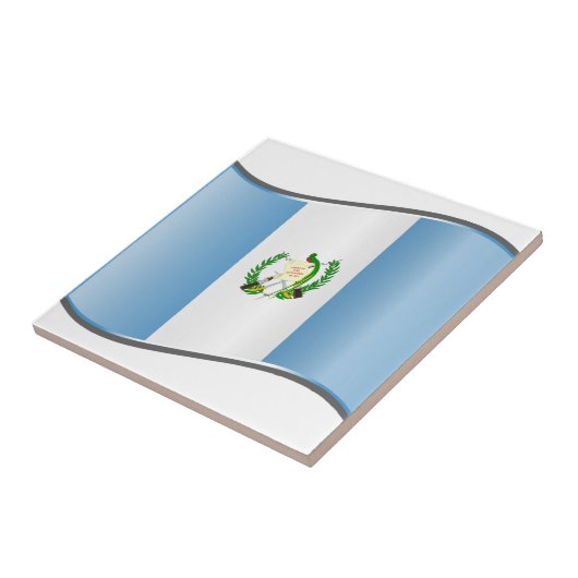 Carreau Drapeau du Guatemala (Côté)