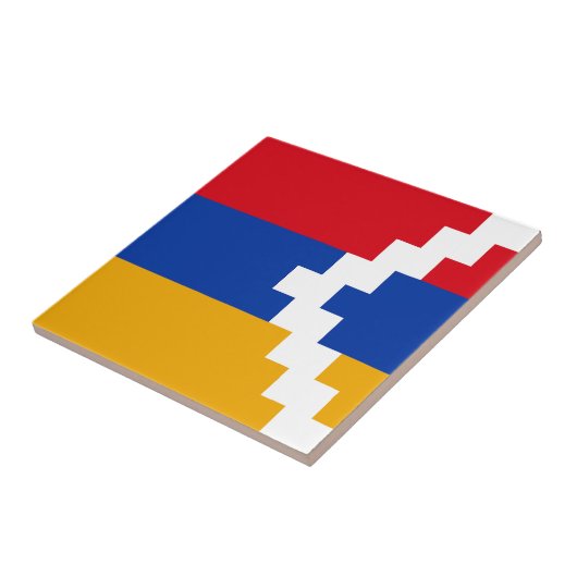 Carreau Drapeau du Haut-Karabakh (Côté)