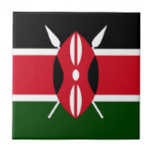 Carreau Drapeau du Kenya (Devant)