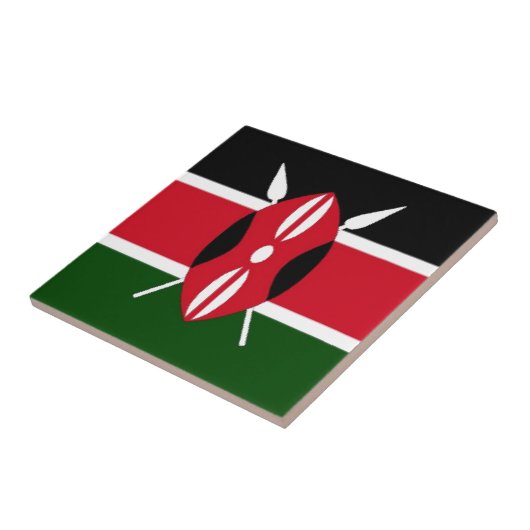 Carreau Drapeau du Kenya (Côté)