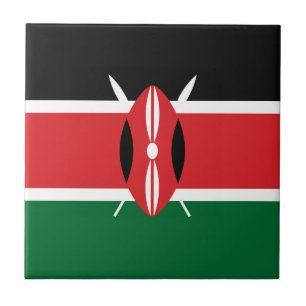 Carreau Drapeau du Kenya