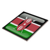 Carreau Drapeau du Kenya (Côté)