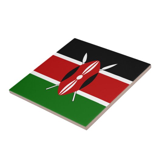 Carreau Drapeau du Kenya (Côté)