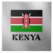 Carreau Drapeau du Kenya (Devant)