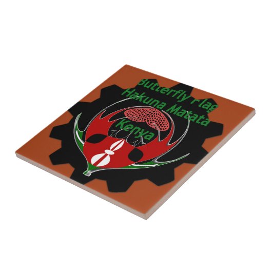 Carreau Drapeau du Kenya - Hakuna Matata Patriotic (Côté)