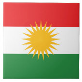Carreau Drapeau du Kurdistan (Devant)