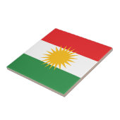 Carreau Drapeau du Kurdistan (le Kurdistan ou l'Alaya (Côté)
