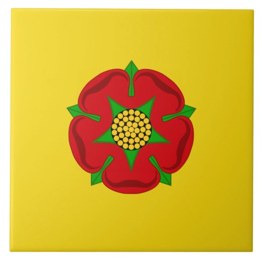 Carreau Drapeau du Lancashire (Devant)