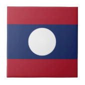 Carreau Drapeau du Laos (Devant)