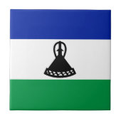 Carreau Drapeau du Lesotho (Devant)
