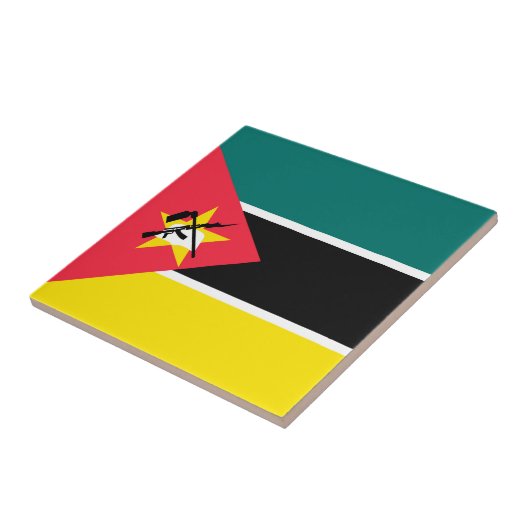 Carreau Drapeau du Mozambique (Côté)