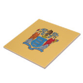 Carreau Drapeau du New Jersey (Côté)