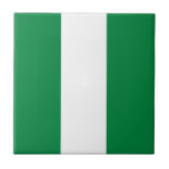 Carreau Drapeau du Nigeria<br><div class="desc">Un cadeau idéal pour tous ceux qui sont patriotes de leur pays !</div>