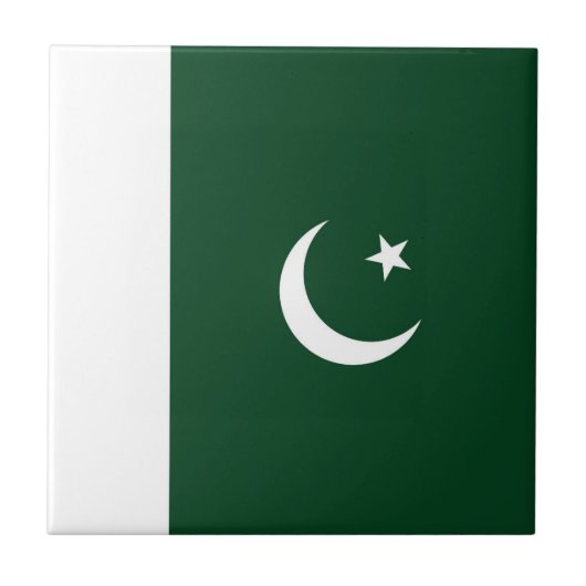 Carreau Drapeau du Pakistan (Devant)