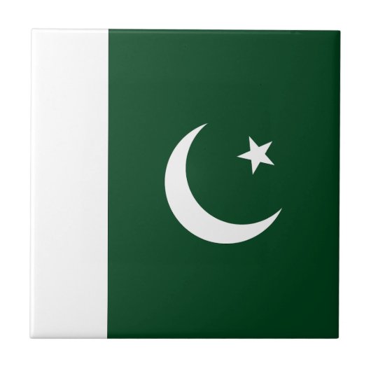 Carreau Drapeau du Pakistan (Devant)
