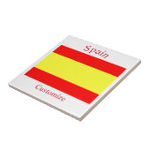 Carreau Drapeau du pays Espagne Thunder_Cove (Côté)
