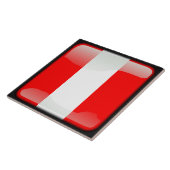 Carreau Drapeau du Pérou (Côté)