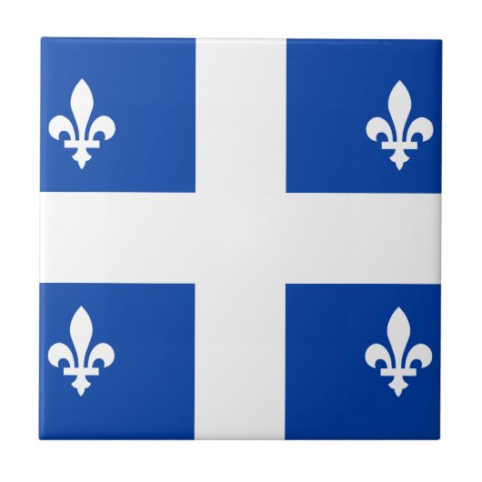 Carreau Drapeau du Québec (Devant)