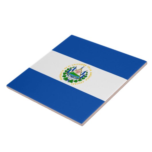 Carreau Drapeau du Salvador (Côté)