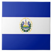 Carreau Drapeau du Salvador (Devant)