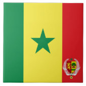 Carreau Drapeau du Sénégal (Devant)