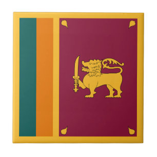 Carreau Drapeau du Sri Lanka