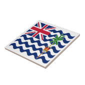 Carreau Drapeau du Territoire britannique de l'océan Indie (Côté)