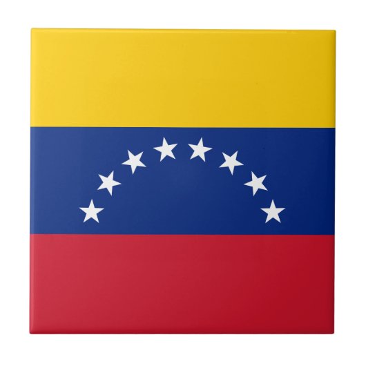 Carreau Drapeau du Venezuela (Devant)