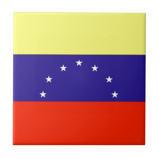 Carreau Drapeau du Venezuela (Devant)