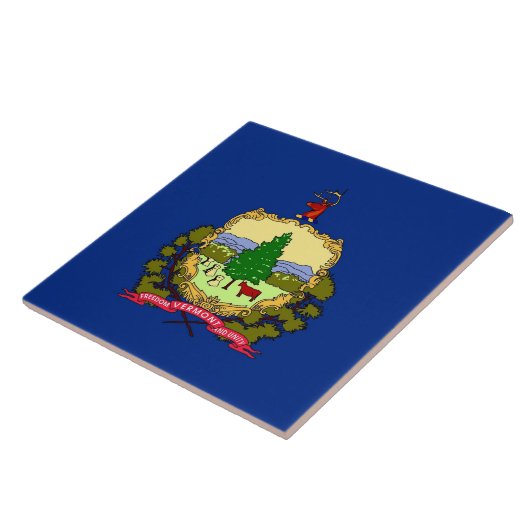 Carreau Drapeau du Vermont (Côté)