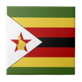 Carreau drapeau du Zimbabwe (Devant)