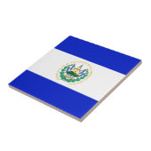 Carreau Drapeau El Salvador (Côté)